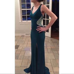 Green Prom Dress Size 2 Madison James